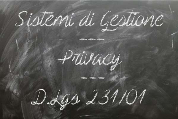 Sistemi di gestione, Privacy e 231